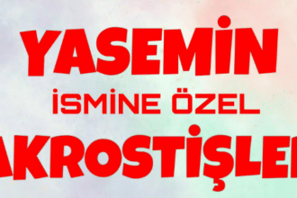 yasemin akrostiş