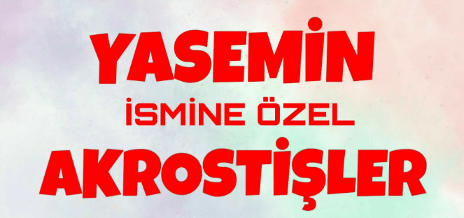 yasemin akrostiş